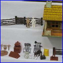 Marx Vintage Western Ranch Playset In Superb Boxed Condition