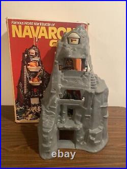 Marx WWII Battle of Navarone Giant Play Set box & Mountain only no. 4302