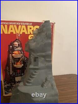 Marx WWII Battle of Navarone Giant Play Set box & Mountain only no. 4302