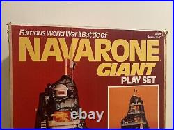 Marx WWII Battle of Navarone Giant Play Set box & Mountain only no. 4302