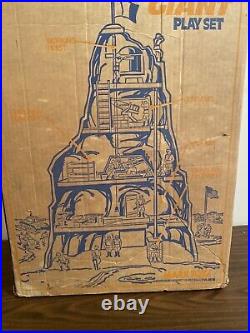 Marx WWII Battle of Navarone Giant Play Set box & Mountain only no. 4302