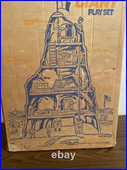 Marx WWII Battle of Navarone Giant Play Set box & Mountain only no. 4302