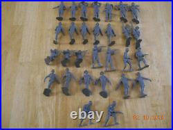Marx WWII Guns of Navarone mountain with soldiers and vehicles