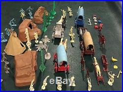 Marx Wagon Train Partial Play Set