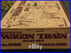 Marx Wagon Train Play Set Series 2000 Box#4788