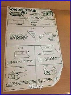 Marx Wagon Train Playset Series 5000 #4888 With Box and Extras