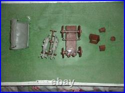 Marx Wagon Train Playset Vintage Playset 4805 Ox Wagon With Wagon Driver