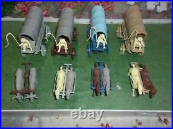 Marx Wagon Train Playset Vintage Playset 4805 Series COLORED MATCH SET