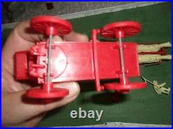 Marx Wagon Train Playset Vintage Playset 4888 Red Wagon With Acc