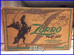 Marx Walt Disney's Zorro Play Set Box#3753 Series 500