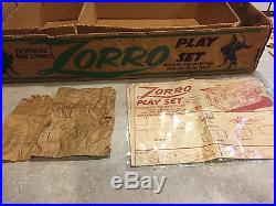 Marx Walt Disney's Zorro Play Set Box#3753 Series 500