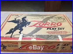 Marx Walt Disney's Zorro Play Set Series 1000 Box#3754