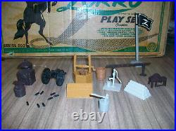 Marx Walt Disney's Zorro Playset #3753 Series 500 With The Cave