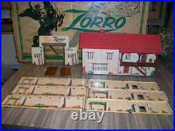 Marx Walt Disney's Zorro Playset #3753 Series 500 With The Cave