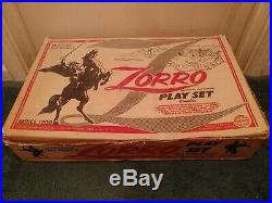 Marx Walt Disney's Zorro Playset Series 1000 Complete
