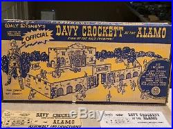 Marx Walt Disneys Davy Crockett At The Alamo Play Set Box#3530