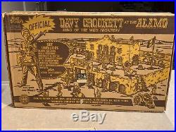Marx Walt Disneys Davy Crockett At The Alamo Play Set Box#3540