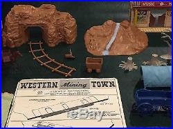 Marx Western Mining Town Play Set With Box