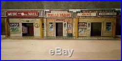 Marx Western Mining Town Vintage 1960 Set Wells Fargo Rifleman Cabin Wagon