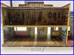 Marx Western Town Jail House Playset -(The Village, Oklahoma)- Extremely Rare