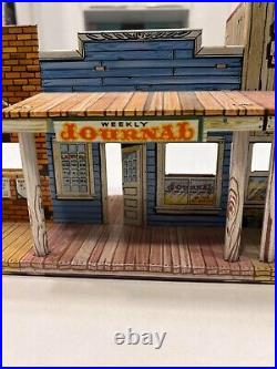 Marx Western Town Jail House Playset -(The Village, Oklahoma)- Extremely Rare