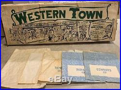 Marx Western Town Play Set Box#2652