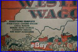 Marx Western Wagon Playset Factory Sealed