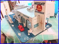 Marx Westgate Service Gas Station Playset with Instructions