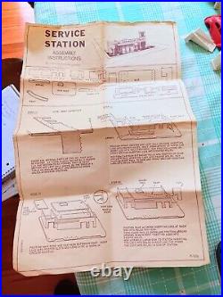 Marx Westgate Service Gas Station Playset with Instructions