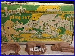 Marx Wild Animal Jungle Play Set Series 2000 Box#3716