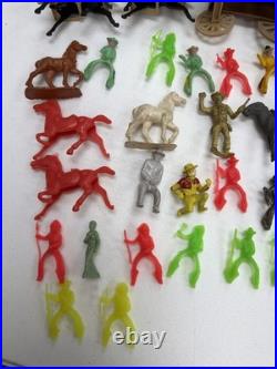 Marx Wild West playset soft plastic horses for your cowboys, & Indians & more