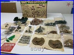 Marx Wwii 3 1950's Battleground Playsets 4751/4752/(2000 Series) 4754 Look! Wow