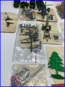 Marx Wwii 3 1950's Battleground Playsets 4751/4752/(2000 Series) 4754 Look! Wow