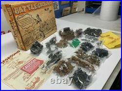 Marx Wwii 3 1950's Battleground Playsets 4751/4752/(2000 Series) 4754 Look! Wow