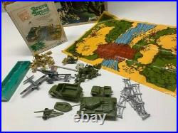 Marx Wwii 5 Playsets Navarone, Bravo, 2battlegrounds, Carry All Look! Xmas Ready