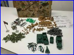 Marx Wwii 5 Playsets Navarone, Bravo, 2battlegrounds, Carry All Look! Xmas Ready