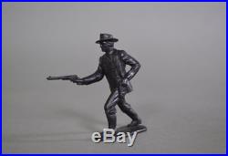 Marx Wyatt Earp Playset Figure in Rare Black