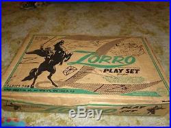 Marx Zorro Playset Original 500 series