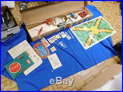 Marx-a-Copter Play Set with Box Sikorsky Helicopter Battery Toy Vintage MARX