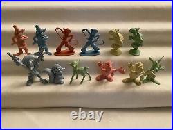 Marx disney 60mm Soft Plastic Figure Lot RARE