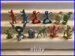 Marx disney 60mm Soft Plastic Figure Lot RARE