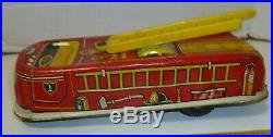 Marx fire truck from the Firehouse playset rare piece