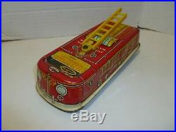 Marx fire truck from the Firehouse playset rare piece