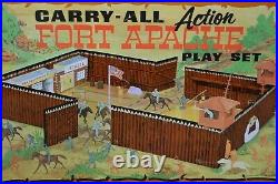 Marx fort Apache Carry All Action Playset MIB Sealed