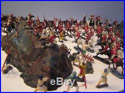 Marx miniature playset 25mm the charge of the light brigade1964 used in box