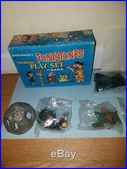 Marx miniature playset Flintstones BRAND NEW MINT RAREST MARX SET Hanna Barbera