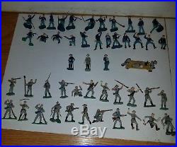 Marx miniature playset blue and gray armies super rare marx toy soldiers war