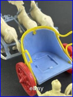 Marx original 1959 Ben Hur playset chariot with team of 4 Horses Just Perfect