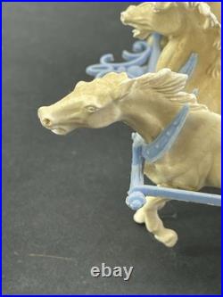 Marx original 1959 Ben Hur playset chariot with team of 4 Horses Just Perfect