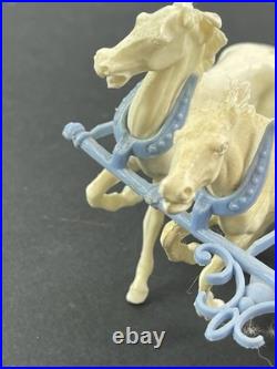 Marx original 1959 Ben Hur playset chariot with team of 4 Horses Just Perfect